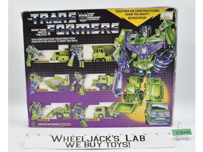 Devastator W/BOX 100% Complete 1986 Vintage G1 Transformers Action Figure