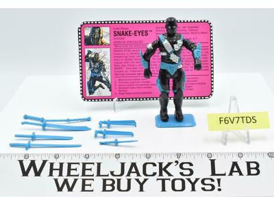 Snake Eyes V5 100% Complete GI Joe 1993 Hasbro Action Figure Vintage