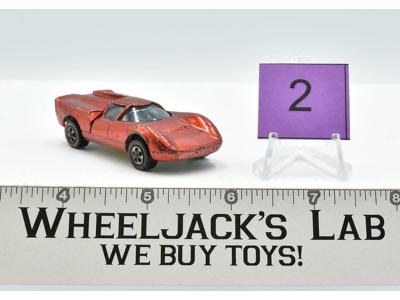 Lola GT70 #2 Red 1968 Redline Hot Wheels Mattel Vintage RL