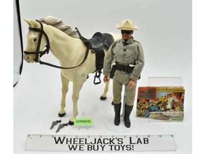 The Lone Ranger 10" &amp; Silver Complete The Lone Ranger Gabriel 1980 Action Figure