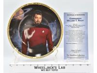 Commander Riker The Next Generation Plate Star Trek 1993 The Hamilton Collection