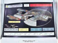 U.S.S. Enterprise NCC- 1701-D Diagram Poster