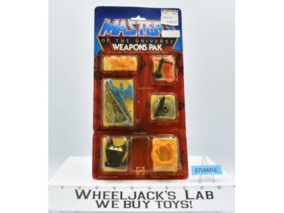 Weapons Pak NEW MOSC 1983 Masters of the Universe MOTU Mattel Vintage