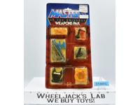 Weapons Pak NEW MOSC 1983 Masters of the Universe MOTU Mattel Vintage
