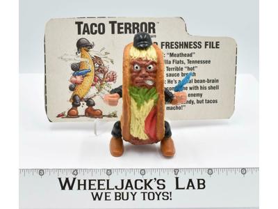 Taco Terror W/Card Food Fighters 1988 Mattel Vintage Action Figure