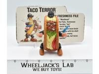 Taco Terror W/Card Food Fighters 1988 Mattel Vintage Action Figure