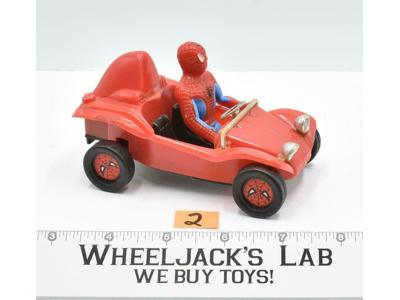 Spiderman #2 Plastic Car 1976 Azrak-Hamway Vintage Toy Car