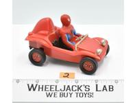 Spiderman #2 Plastic Car 1976 Azrak-Hamway Vintage Toy Car