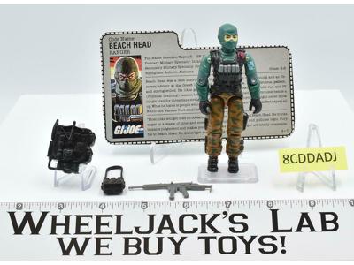 Beach Head 100% Complete GI Joe V1 ARAH Vintage Hasbro 1986 Action Figure
