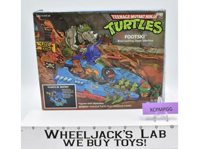 Footski 100% Complete W/Box Teenage Mutant Ninja Turtles TMNT 1989 Playmates