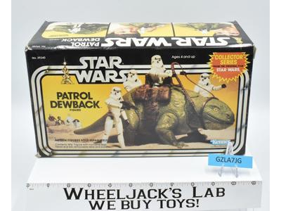 Patrol Dewback 100% Complete W/Box Star Wars 1983 Kenner Action Figure Vehicle