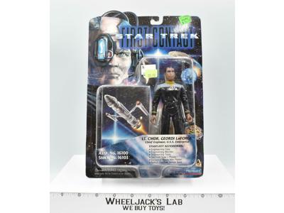 LT. CMDR. Geordi LaForge Star Trek First Contact 1996 Playmates Figure SEALED