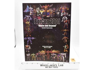 "Above and Beyond" Souvenir Program Guide #2 Botcon 2001 Transformers 3H Ent.