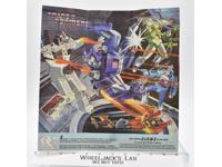 Trypticon Insert Poster Glow In The Dark 1986 G1 Transformers Vintage
