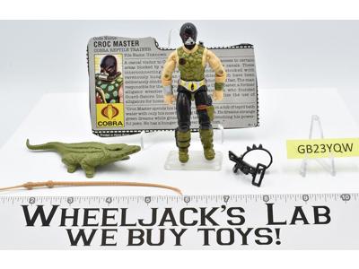Croc Master V1 GI Joe ARAH Vintage Hasbro 1987 Action Figure