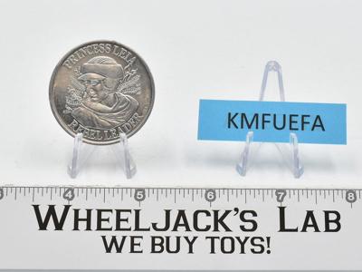 Princess Leia Rebel Leader Collectors Coin Endor Star Wars POTF 1984 Kenner
