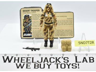 Dusty Desert Trooper V1 1985 GI Joe Vintage Hasbro Action Figure