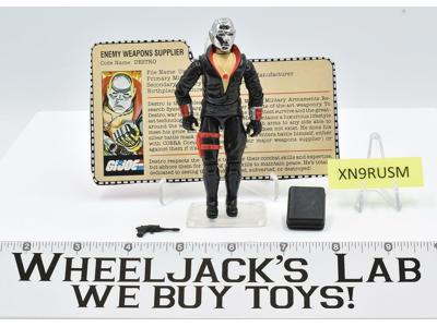 Destro V1 100% Complete GI Joe 1983 Hasbro Action Figure Vintage