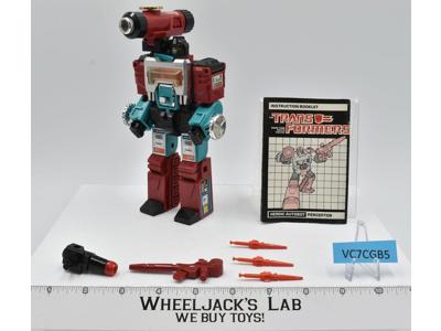 Perceptor 100% Complete 1985 Vintage G1 Transformers Microscope Action Figure