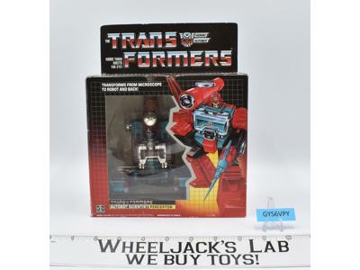 Perceptor NICE BOX &amp; FIGURE 100% Complete 1985 Vintage Hasbro G1 Transformers