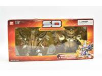 Burning Gundam &amp; Master Gundam MISB NEW 2003 Bandai Action Figure