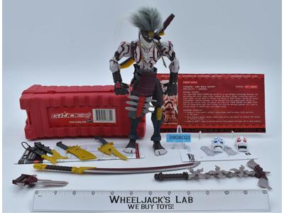 Dark Ninja Master 8" 100% Complete G.I. Joe Sigma 6 2007 Hasbro Action Figure