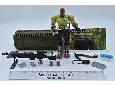Sgt. Boulder 8" 100% Complete G.I. Joe Sigma 6 2007 Hasbro Action Figure