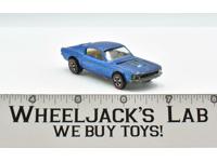 Custom Mustang Blue 1968 Redline Hot Wheels Mattel Vintage RL