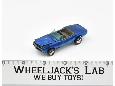 Custom Firebird Blue 1968 Redline Hot Wheels Mattel Vintage Redline RL