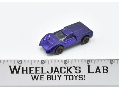 Ford J-Car Purple With Button Hot Wheels 1968 Redline Vintage Mattel RL