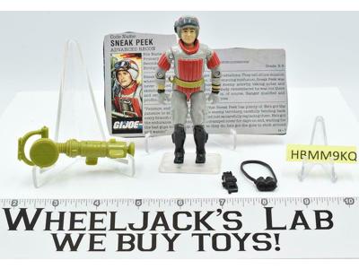 Sneak Peek V1 1987 GI Joe ARAH Vintage Hasbro Action Figure