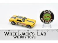 Yellow Snake With Button 1969 Redline Hot Wheels Mattel Vintage RL