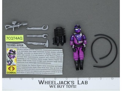 Techno-Viper V1 100% Complete 1987 G.I. Joe Hasbro Vintage Action Figure