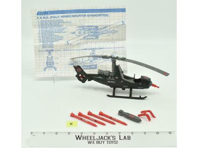 Cobra F.A.N.G. #5 Gyrocopter Helicopter !00% Complete 1983 GI Joe Vintage Hasbro