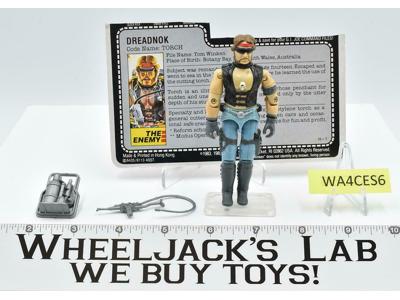 Torch V1 100% Complete GI Joe 1985 Vintage Hasbro Action Figure