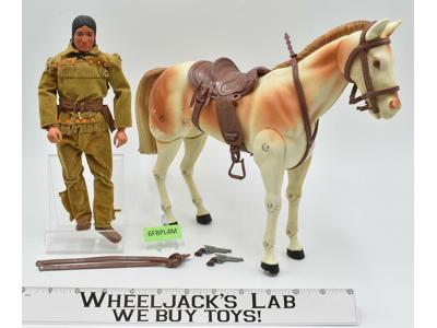 Tonto 10" &amp; Pinto Lone Ranger 1981 Gabriel Toys Vintage Action Figure