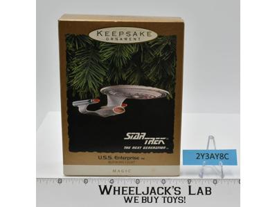 U.S.S. Enterprise Star Trek MIB NEW MAGIC Keepsake Ornament 1993 Hallmark
