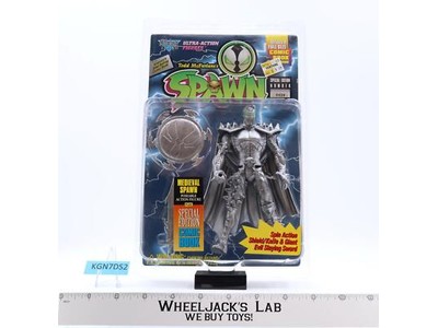 Medieval Spawn Silver + Comic Book Spawn 1994 Todd Toys Action Figure NEW SEALED