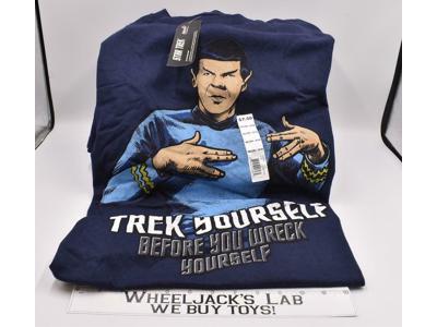Star Trek T-Shirt Adult Size 3XL 2012 Spock Regular Fit T-Shirt