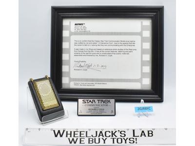 Communicator James "Scotty" Doohan Star Trek TOS Richard A. Coyle W/COA