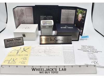 Science Tricorder Mark IX Star Trek eFX Collectibles Brent Spiner Signature Ed.