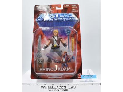 Prince Adam NEW MOSC 200X MOTU Masters Of The Universe He-Man Mattel 2002 Figure