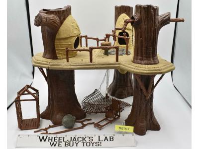 Endor Ewok Village Action Playset 100% Complete ROTJ Star Wars 1983 Vintage