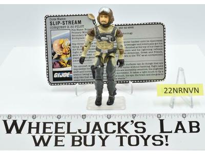 Slip Stream Conquest V1 100% Complete 1986 GI Joe ARAH Hasbro Action Figure