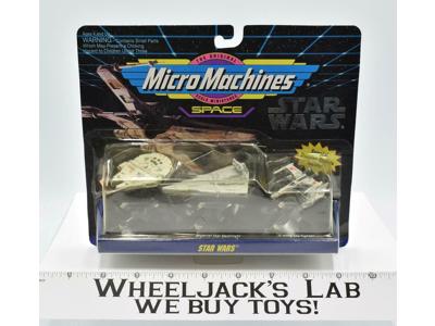 Millennium Falcon Star Destroyer X-Wing Star Wars 1993 Micro Machines MOSC