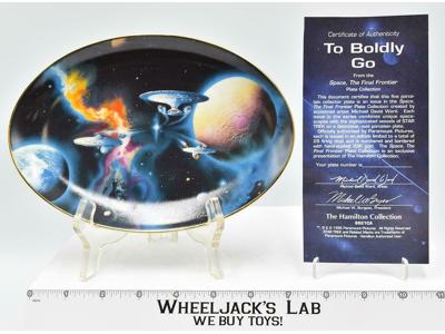 The Final Frontier To Boldly Go Plate Star Trek 1995 The Hamilton Collection