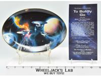 The Final Frontier To Boldly Go Plate Star Trek 1995 The Hamilton Collection