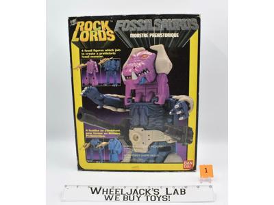 Fossilsaurus Prehistoric Monster Rock Lords 1987 Bandai Action Figure MIB NEW