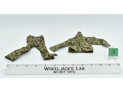GI Joe 1964 Action Marine Camouflage Fatigue Pants &amp; Shirt #3 12" Vintage