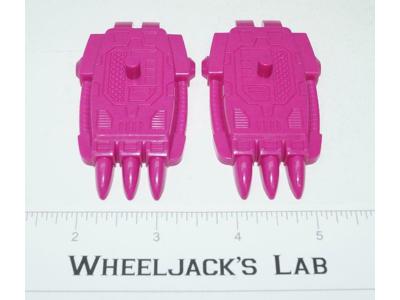 Piranacon Snaptrap Feet Foot Pair Vintage Hasbro 1988 G1 Transformers